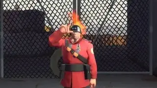 TF2 Unusual - Burning Flames Armored Authority