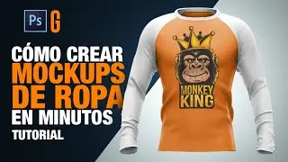 Photoshop Tutorial | Crea Mockups de Ropa EN MINUTOS | Create Clothing Mockups IN MINUTES