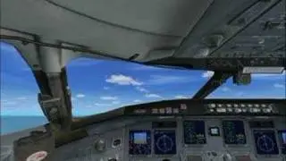 FSX Bombardier CRJ-700 short takeoff.