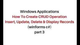 c# winforms crud example insert update delete display