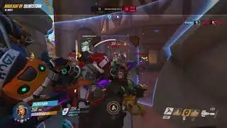 Видеоролик с лучшими моментами игры за Бригитту в Overwatch от 9 сентября 2018 года, 01:41:21.