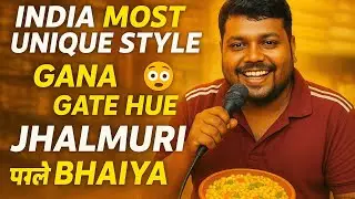 &ldquo;Gana Gate Hue Jhalmuri Bechne Wale Bhaiya 😍 | Unique Indian Street Food Talent | Real India Vibes&rdquo;