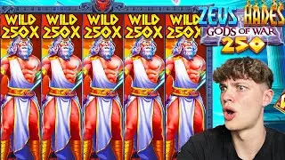 NEW RECORD WIN ON ZEUS VS HADES 250… (I’M RICH)