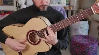 Kremona Rosa Luna Flamenco Guitar --- SOUND TEST (Lewitt DGT 650 USB mic recording)