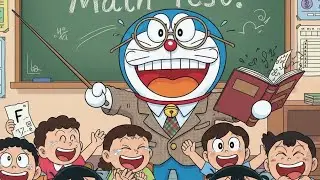 जब डोरेमॉन बना school टीचर | When Doraemon became a school teacher #viralvideo #animation #trending