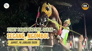 Pemberangkatan Pawai Khotmil Quran Desa Secang Ngombol 