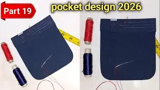Pocket design kurta for gents || how to make front pocket design 2026 in Urdu Hindi