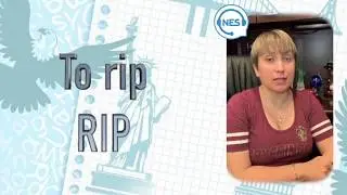 TO RIP vs RIP (Rest in peace). Уроки Английского.