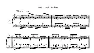 Czerny Daily Exercises Op. 337 No. 5