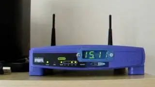 WRT54GS router with display