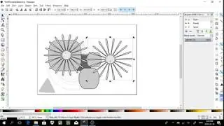 Primitive Shapes and Layers in Inkscape.