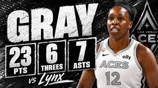 Chelsea Gray 23 pts 6 threes 7 asts vs Lynx 2026 Season