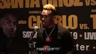 JERMELL CHARLO VS AUSTIN TROUT FULL PRESS CONFERENCE & FACE OFF VIDEO