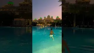 This is the most beautiful pool, isn&rsquo;t it? 💦 #dubai #hotel