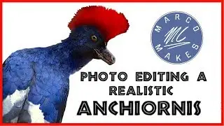 ANCHIORNIS Photo Editing + SHOUTOUTS, How to Make a Realistic Dinosaur on Photoshop