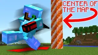Minecraft UHC but there is GRAVITY towards the CENTER of the map.
