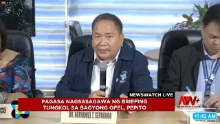 PAGASA briefing sa mga Bagyong Ofel at Pepito | NewsWatch Live