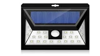 Уличный LED свет OREAB ► зарядка от солнца / IP65 / ДАТЧИК ДВИЖЕНИЯ