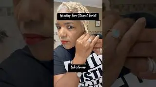 Healthy Two Strand Twist on color treated bleached blonde hair #blondehair #twostrandtwist