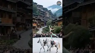 Horse Performs Stunning Circus Routine#shortsfeed#viralvideos #trending #trendingshorts#circus