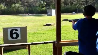 Colby shoots a 20 gauge