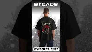 Treasure Map Pirate Oversized T-Shirt | Adventure Streetwear &ndash; Bycads
