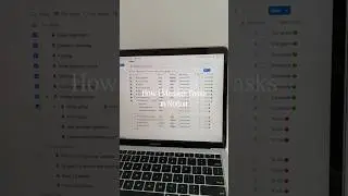 How I manage tasks in Notion #productivitytips #notiontips #todolist #taskmanagement #notiontemplate