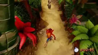 Crash Bandicoot Time Trials - N.Sanity Beach/Jungle Rollers/The Great Gate/Boulders