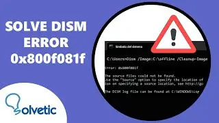 SOLVE DISM ERROR 0x800f081f the SOURCE FILES COULD NOT BE FOUND ✅✅