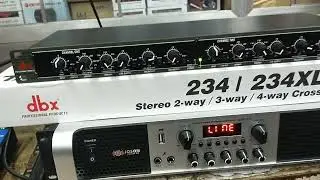 testing YAMAHA MIXER, dbx Crossover,JOSON JUPITER AMPLIFIER