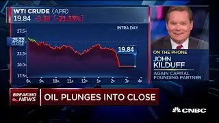 Again Capital's John Kilduff explains why oil plunged at the close