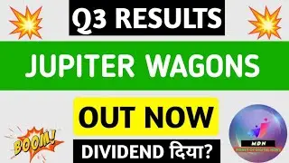 Jupiter Wagons Q3 Results 2026 | JWL Results Today | JWL Share Latest News
