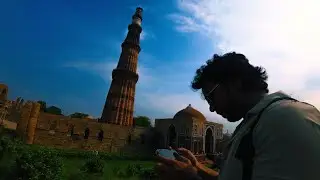 Early Morning Drive to Qutub Minar 🌄 | Delhi's Hidden Calm