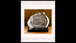 Wide Iceberg Photo Crystal Award