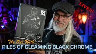 Live Posing Hot Toys Death Trooper (Black Chrome Version) on SATURDAY MORNING TOYTOONS!!!