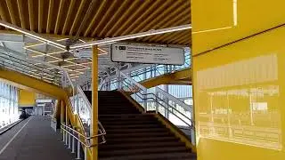 Москва 2937 станция метро Филатов Луг, выход к ЖК Саларьево Парк лето утро