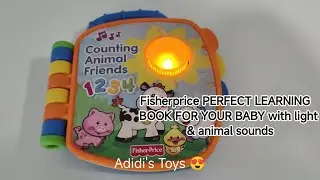Interactive book- Fisherprice Laugh & Learn Counting Animal Friends Babybook.PERFECT FIRST BOOK!