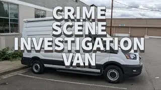 Crime Scene Investigation CSI Van Ford Transit Conversion - Upfit by TriVan Truck Body