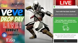 VeVe Drop Day LIVE - UBISOFT Assassin's Creed II EZIO FA Digital Collectibles NFT Drop! Good Luck!!