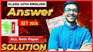 Class 10 English Answer Key 2026 🔥 All Sets Paper Solution | Board Exam Full Discussion |