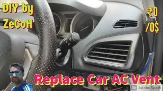 Replace Car AC vent Do it yourself by ZeCoH for Tata Tiago