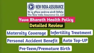 Yuva Bharath Health Policy Details In Telugu | New India Assurance Company