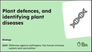 Plant defences, and identifying plant diseases || NEET Biology || GCSE