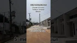 Update Cluster Vinesa Tambun Selatan Bekasi siap huni Tanpa DP dekat stasiun #kpr #bekasi #tanpadp