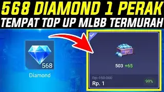 MURAH BANGET !! 568 DIAMOND CUMAN 1 PERAK - TEMPAT TOP UP DIAMOND MLBB TERMURAH 2025