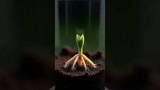 Timelapse: Orange Seed to Seedling | Hyper-Realistic Plant Growth