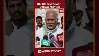 Bhupesh Baghel's Message To 'Rival' Nephew As Vijay Contesting For BJP Against Baghel