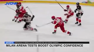 Milan arena tests boost Olympic confidence