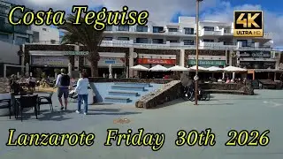 Lanzarote. Costa Teguise January 2026 Friday afternoon short walk 🚶‍♂️ 😎 😀 