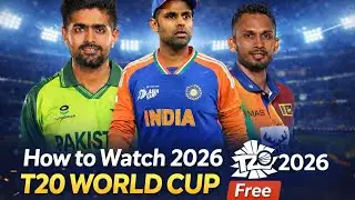 How to Watch 2026 T20 World Cup 💯 FREE ✅